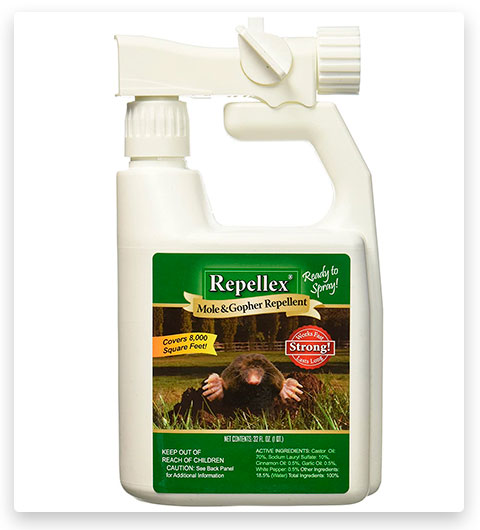 Repellex 10505 Repellente RTS per talpe, arvicole e scarafaggi da 1 litro