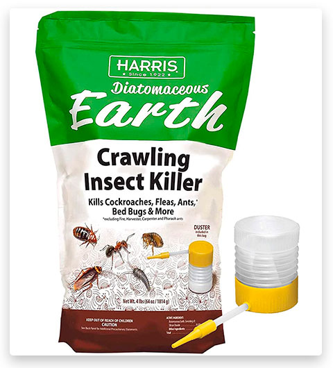 HARRIS Diatomaceous Earth, killer di insetti striscianti e scorpioni