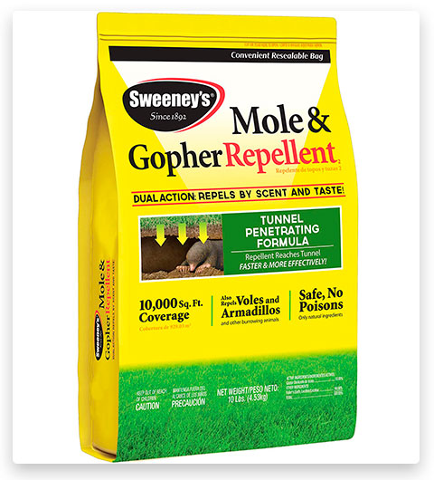 Sweeney's S7002-2 Mole and Gopher Repellent Granules