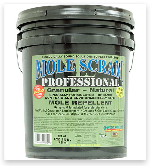 EPIC Mole Scram Repellente organico professionale per talpe