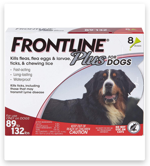 FRONTLINE Plus Flea and Tick Treatment for Dogs 