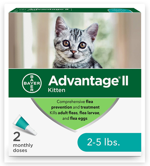 Advantage II 2-Dose Flea Treatment and Prevention for Kittens