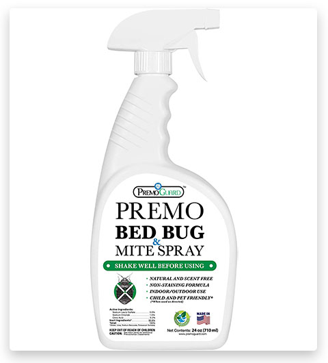 Premo Guard Traitements contre les punaises de lit, les acariens et les puces en spray pour la maison