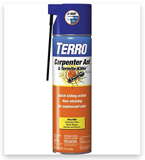 TERRO Spray aérosol contre les fourmis de charpente et les termites