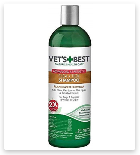 Vet’s Best Flea and Tick Advanced Strength Dog Flea Shampoo