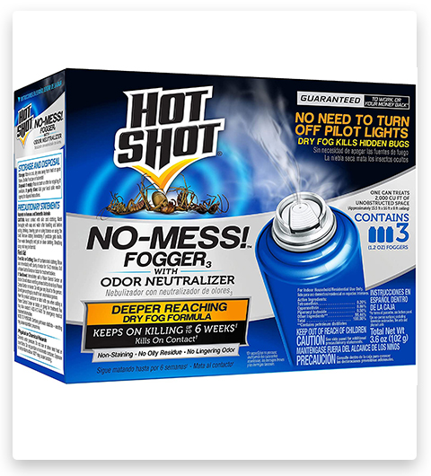 Hot Shot No Mess Fogger Spray antipulgas para el hogar