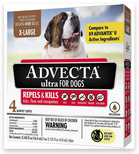 Advecta Ultra Flea & Tick Topical Treatment for Dogs