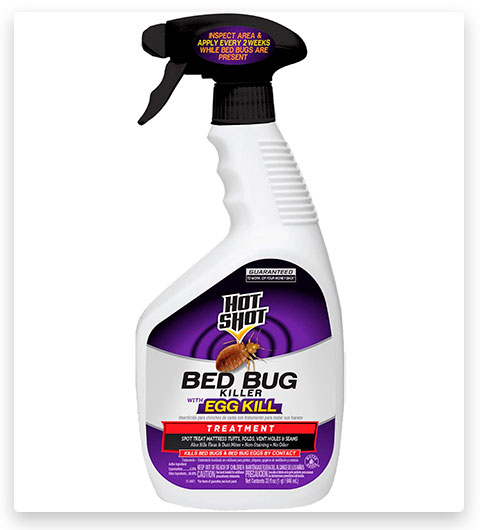 Hot Shot HG-96441 Trattamenti contro le pulci delle cimici dei letti per l'uccisione degli insetti in casa
