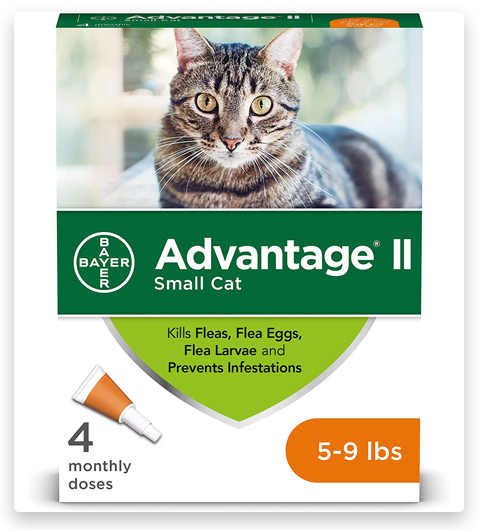 Advantage II Flea Treatment and Prevention for Small Cats