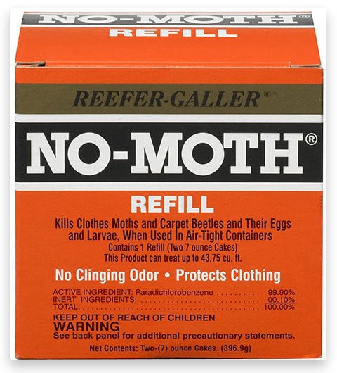 Reefer-Galler NO Moth Closet Hanger Moth Repellent