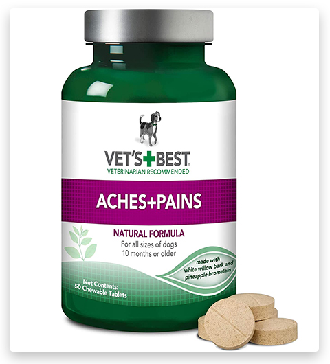 Vet's Best Flea & Tick Aspirin Free Aches + Pains Dog Supplement