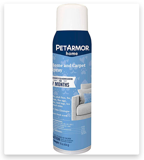 PETARMOR Spray anti-puces pour la maison et les tapis