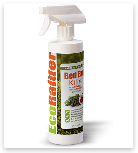 EcoRaider Bed Bug Killer Natural & Non-Toxic Flea Spray for Home