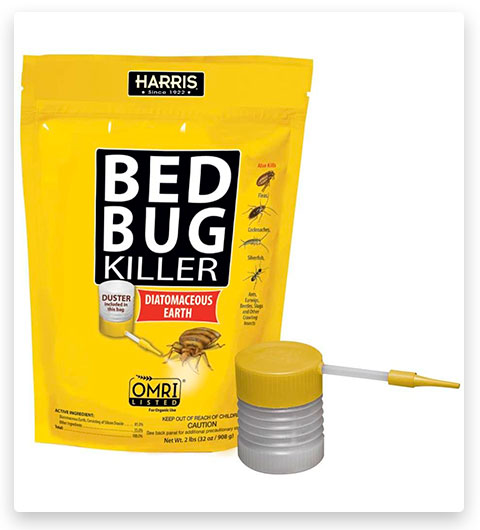 HARRIS Bed Bug Killer, trattamenti antipulci per la casa, terra di diatomee