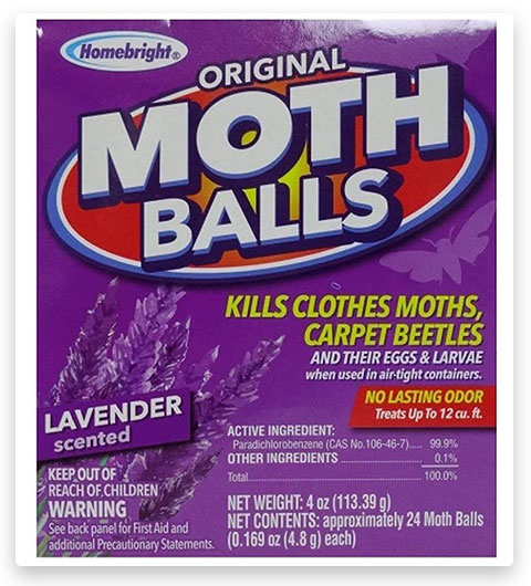Homebright - Original Moth Balls Lavender Scent