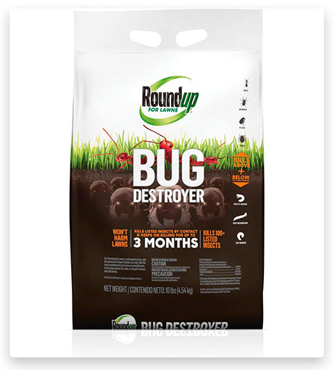 Roundup pour les pelouses Destructeur d'insectes Traitements contre les puces pour la maison