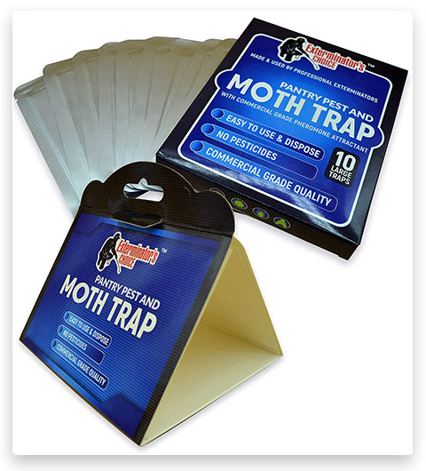 Exterminators Choice - Professional Grade Pantry and Moth Traps with Pheromone Attractant