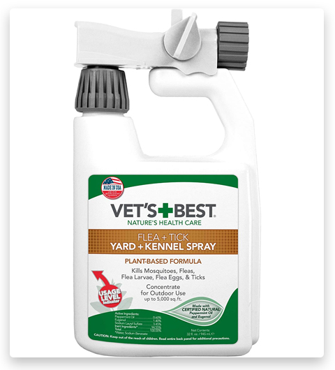 Vet's Best Flea Treatment and Tick - Yard and Kennel Spray