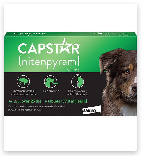 Capstar Schnell wirksame orale Flohbehandlung für Hunde