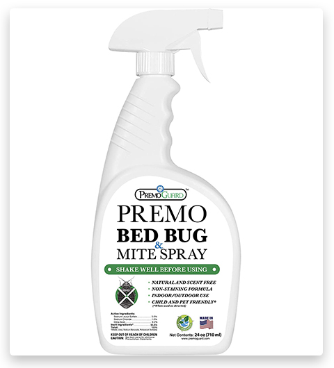 Premo Guard Spray pour la maison contre les punaises de lit, les acariens et les puces - La meilleure protection prolongée.