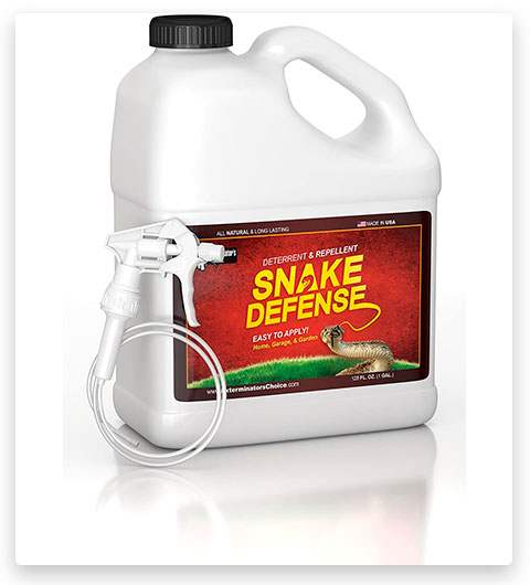 Exterminators Choice Snake Defense - Répulsif naturel en spray pour serpents
