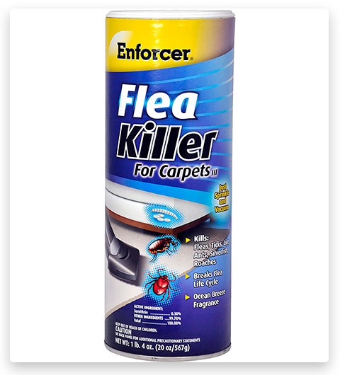 Enforcer 20-Once Flea Killer for Carpet Flea Treatments for Home (traitement anti-puces pour la maison)
