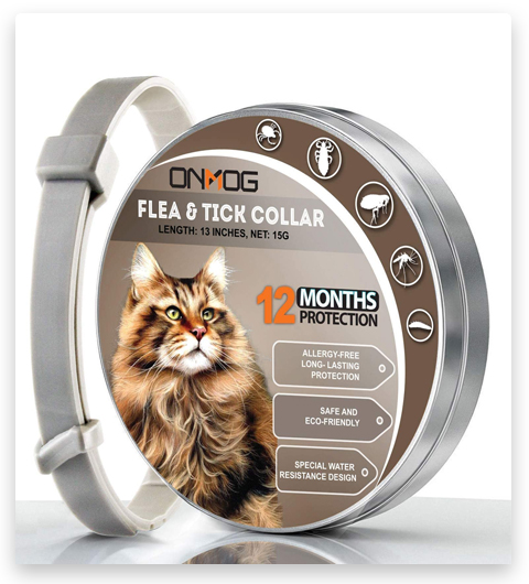 ONMOG Water Resistant Flea Collar For Cats