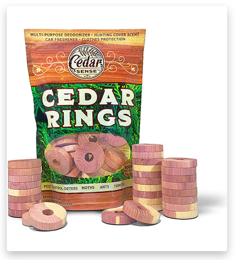 Cedar Sense - Blocchi di cedro antitarme per la conservazione degli abiti