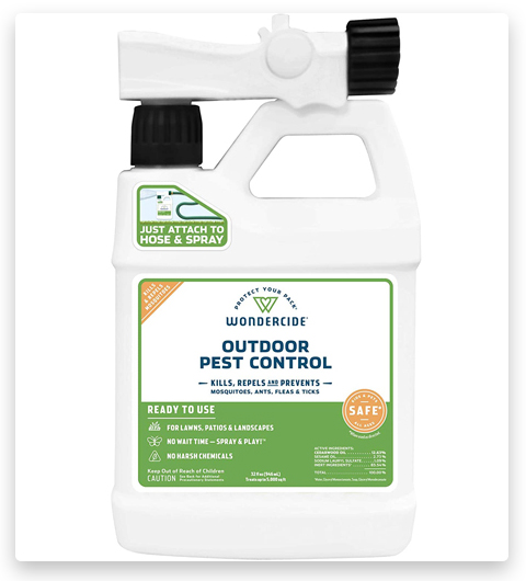 Wondercide - Spray antihormigas para el control de plagas en exteriores con aceites esenciales naturales