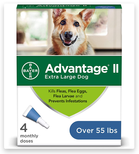 Advantage II Tratamiento antipulgas y antipiojos para perros grandes