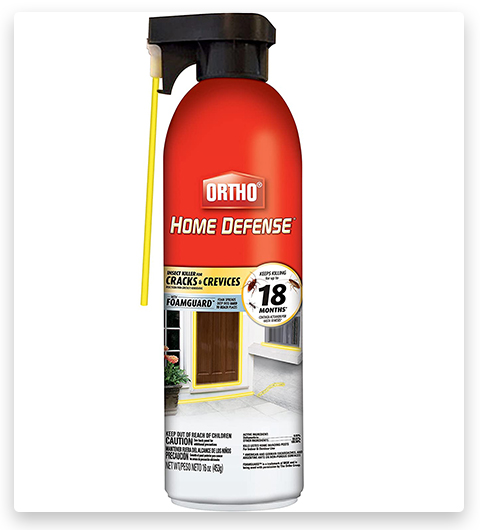 Ortho Home Defense Spray antipulgas para el hogar para grietas y hendiduras