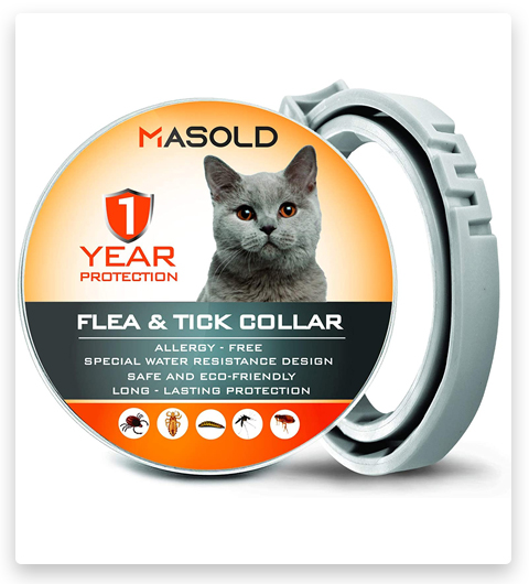 MASOLD Adjustable Flea Collar For Cats