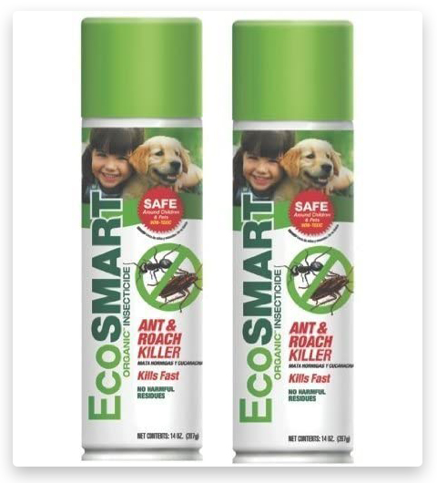 EcoSmart Techologies Produit anti-fourmis et anti-cafards sans danger pour les animaux domestiques