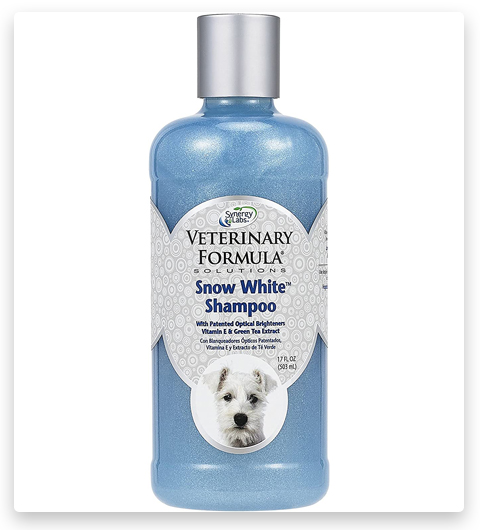 Shampooing Snow White de Veterinary Formula Solutions pour chiens et chats
