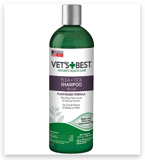 Vet's Best Shampoo antipulci e antizecche per gatti