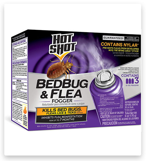 Hot Shot Bedbug & Flea Fogger Lice Killer For Home