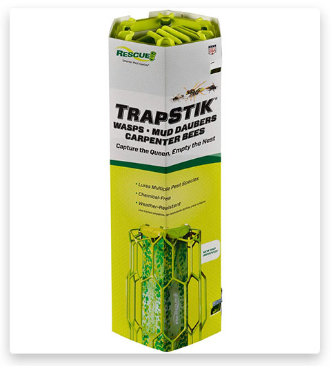 RESCUE! TrapStik for Wasps, Mud Daubers, Carpenter Bees Traps