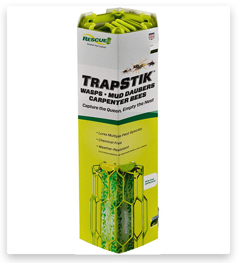 RESCUE! TrapStik for Mud Daubers, Carpenter Bees & Wasp Bait