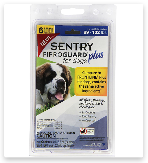 Sentry Fiproguard Plus Flea Control For Dogs
