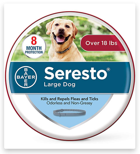 Seresto Flea and Tick Prevention Collar for Large Dogs Over 18 Pounds