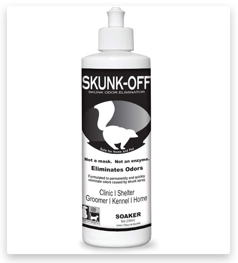 Skunk-Off Liquid Soaker Skunks remover For Dogs
