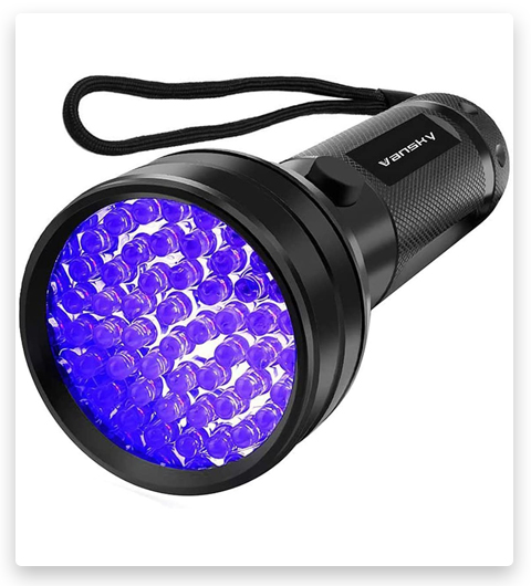 Vansky UV-Taschenlampe Schwarzlicht, Haustier-Urin-Detektor für Hund, Katze Urin, trockene Flecken, Bettwanzen