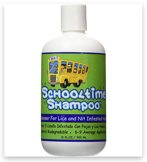 Schooltime Shampoo's Super Lice and Nit Elimination Shampoo