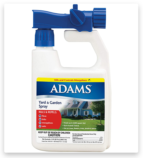 Adams Tick Spray pour la cour et le jardin
