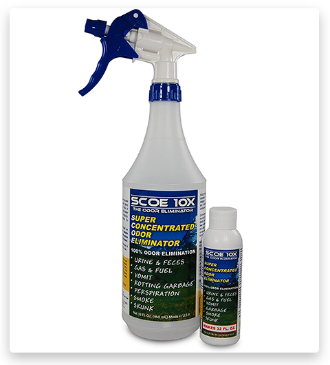 SCOE 10X - Natural Probiotic Skunk Odor Remover Eliminator Concentrate