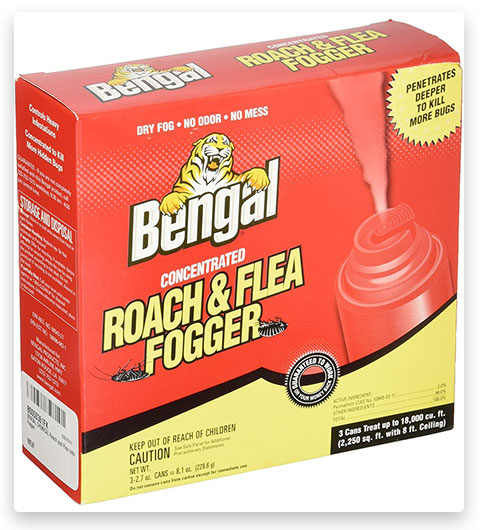 Bengal Chemical Roach Fogger and Flea Indoor Fogger