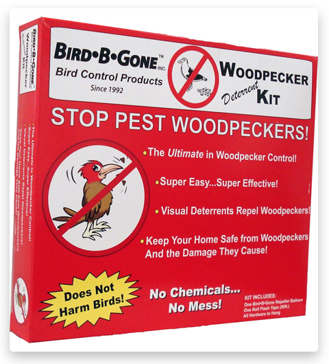 Bird B Gone Woodpecker Deterrent Kit