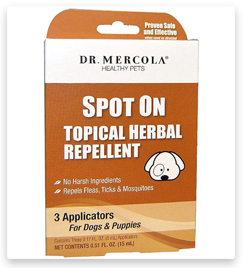 Dr. Mercola Herbal Flea & Tick Repellent for Pets
