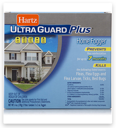 Hartz UltraGuard Plus Flea, Tick and Bed Bug Fogger per la casa