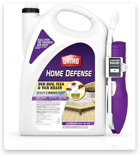 Ortho Home Defense Bed Bug, Tick and Flea Killer with Comfort Wand
